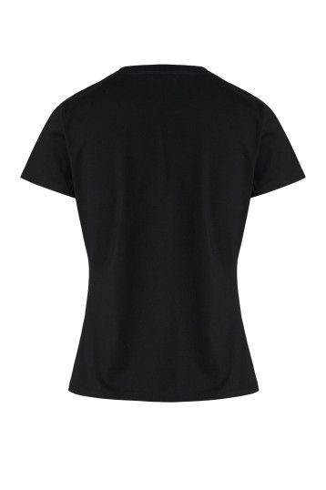 Salsa Embroidered T-Shirt- Black