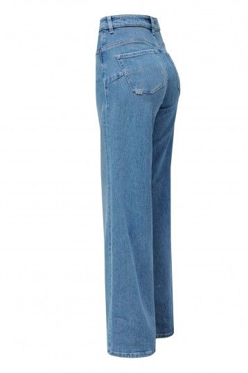 FAITH PUSH IN WIDE JEANS