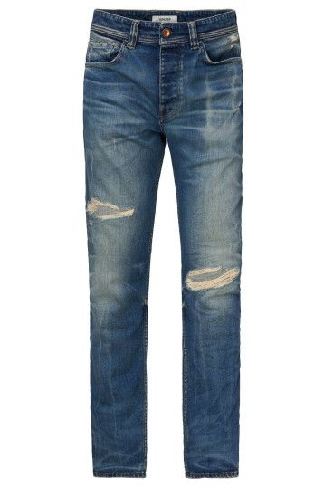 Salsa slim destroyed denim jeans mens