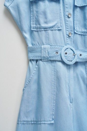 Salsa Light Denim Jumpsuit
