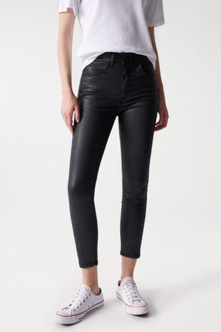 Salsa Faith Push In Cropped Coated Trousers