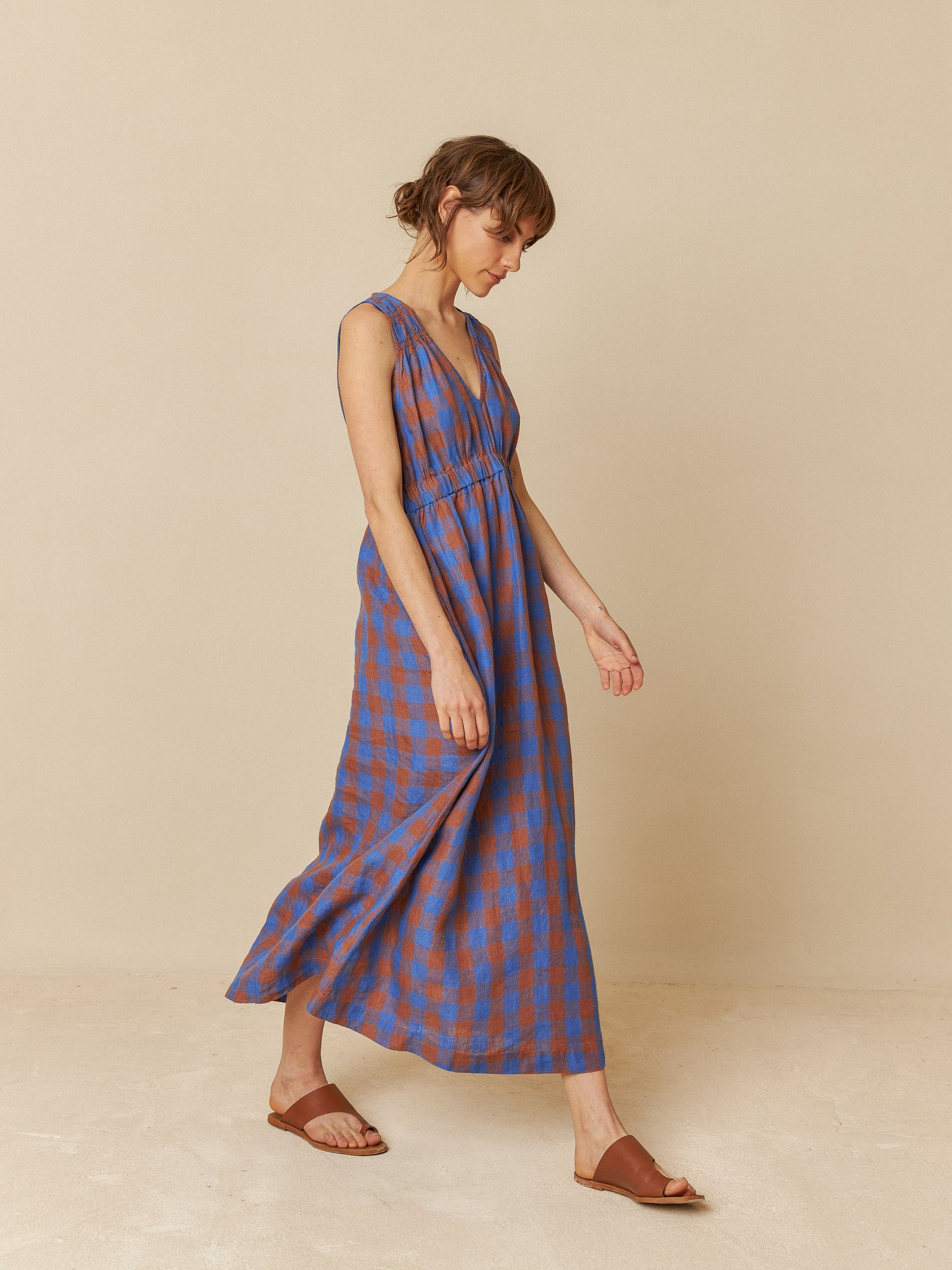 INDI & COLD CHECK DRESS