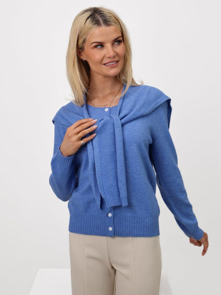 Kate & Pippa Fern Cardigan Blue