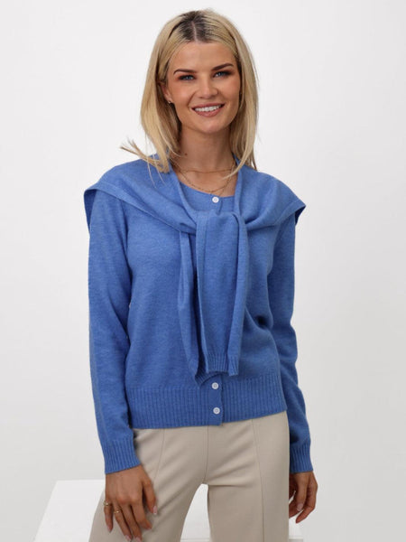 Kate & Pippa Fern Cardigan Blue