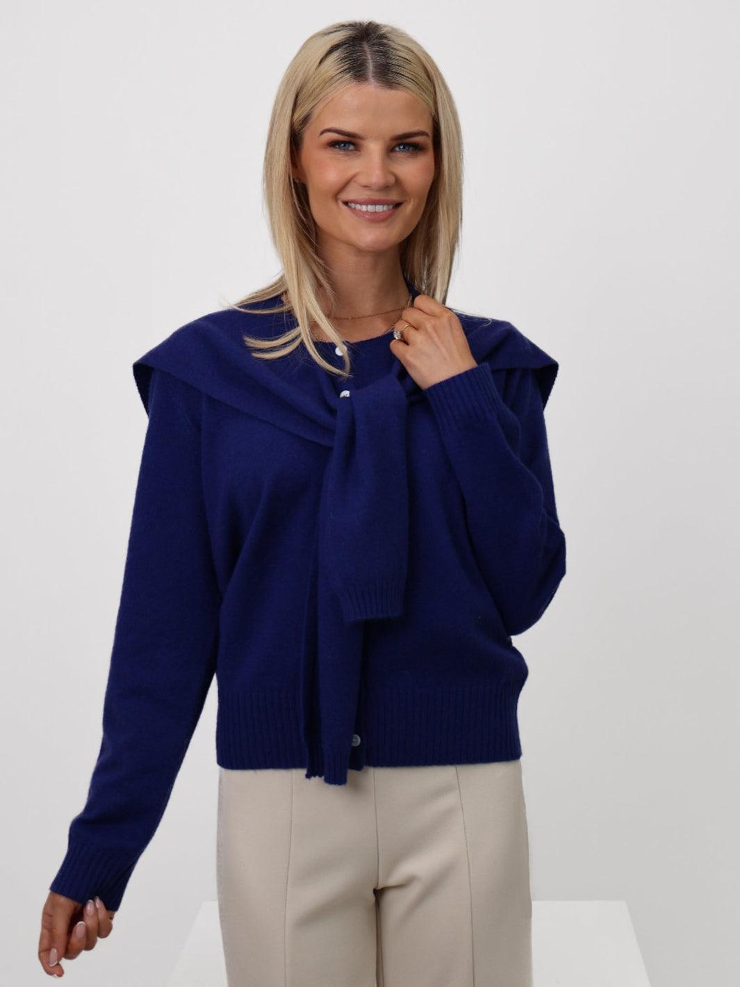Kate & Pippa Fern Cardigan Navy