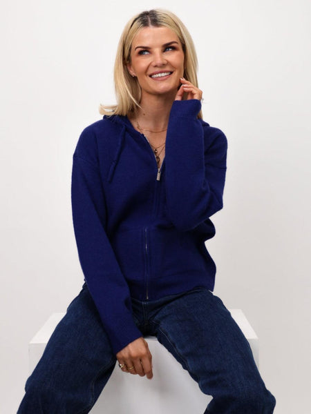 Kate & Pippa Hope Hoody Cardigan Navy