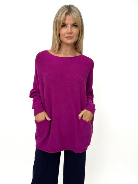 Kate & Pippa ROMA Knit- Plum