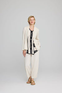 Luukaa Crepe Trousers Cream