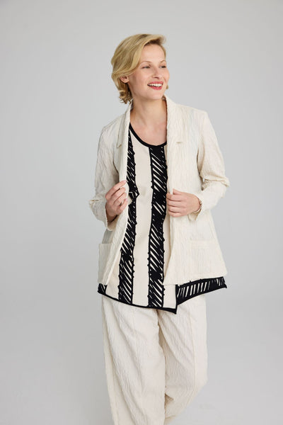 Luukaa Crepe Trousers Cream