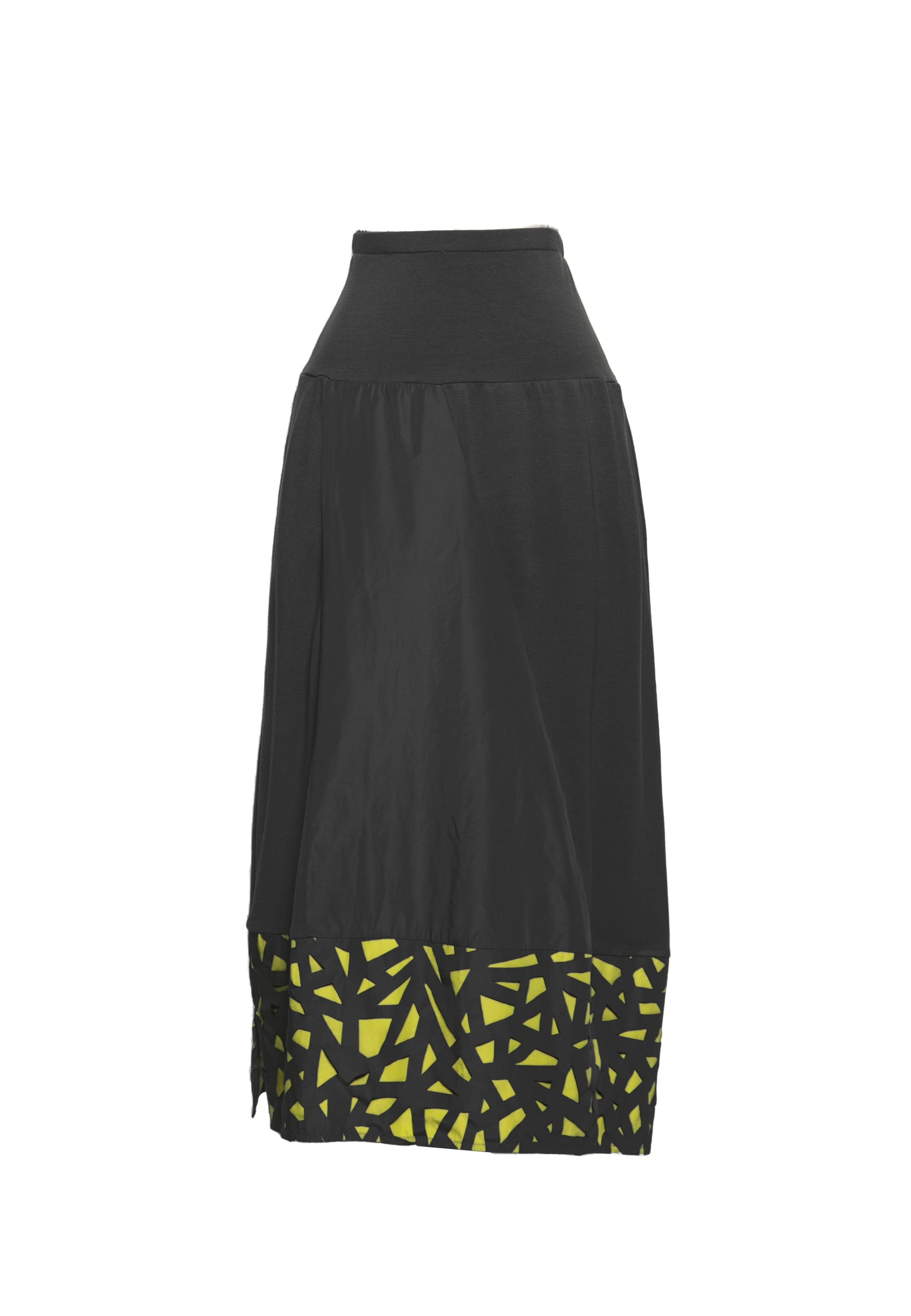 LUUKAA Crochet Skirt-Lime Green