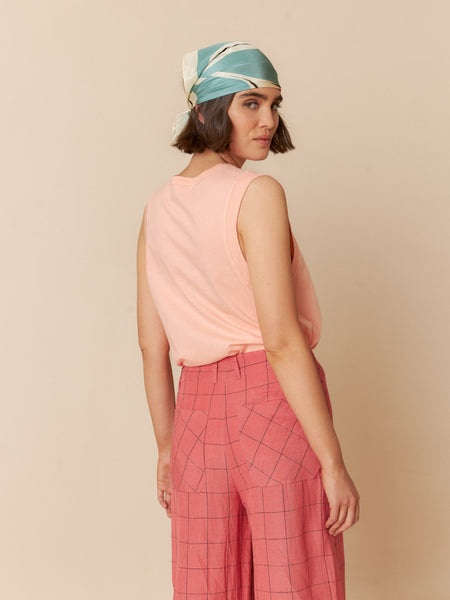 INDI & COLD WINDOWPANE CHECK PANTS
