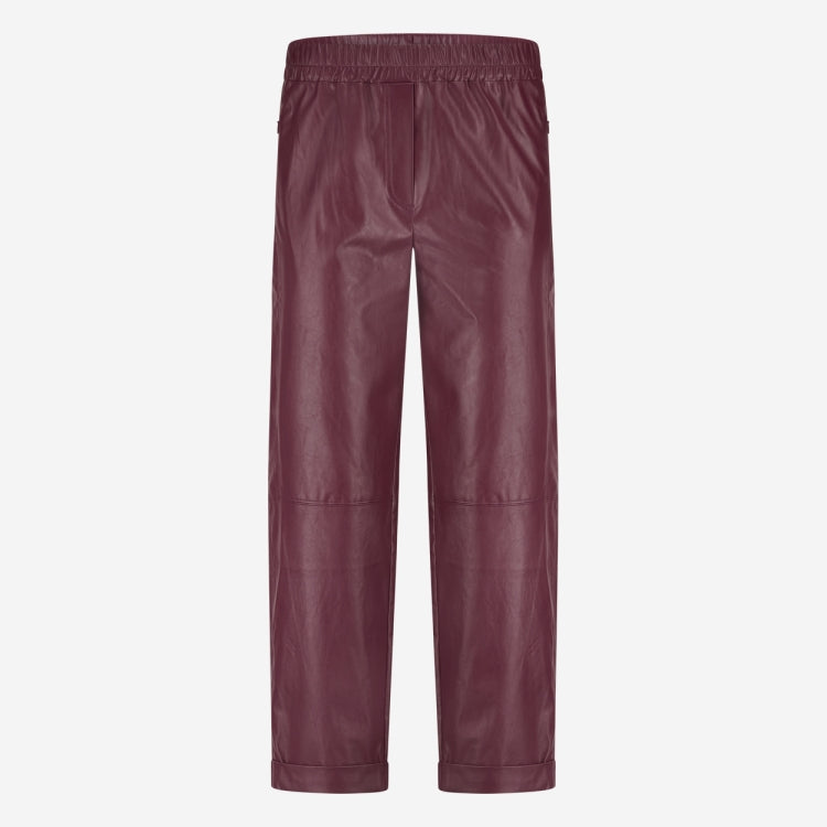 Jane Lushka Daphne eco leather pants Bordo