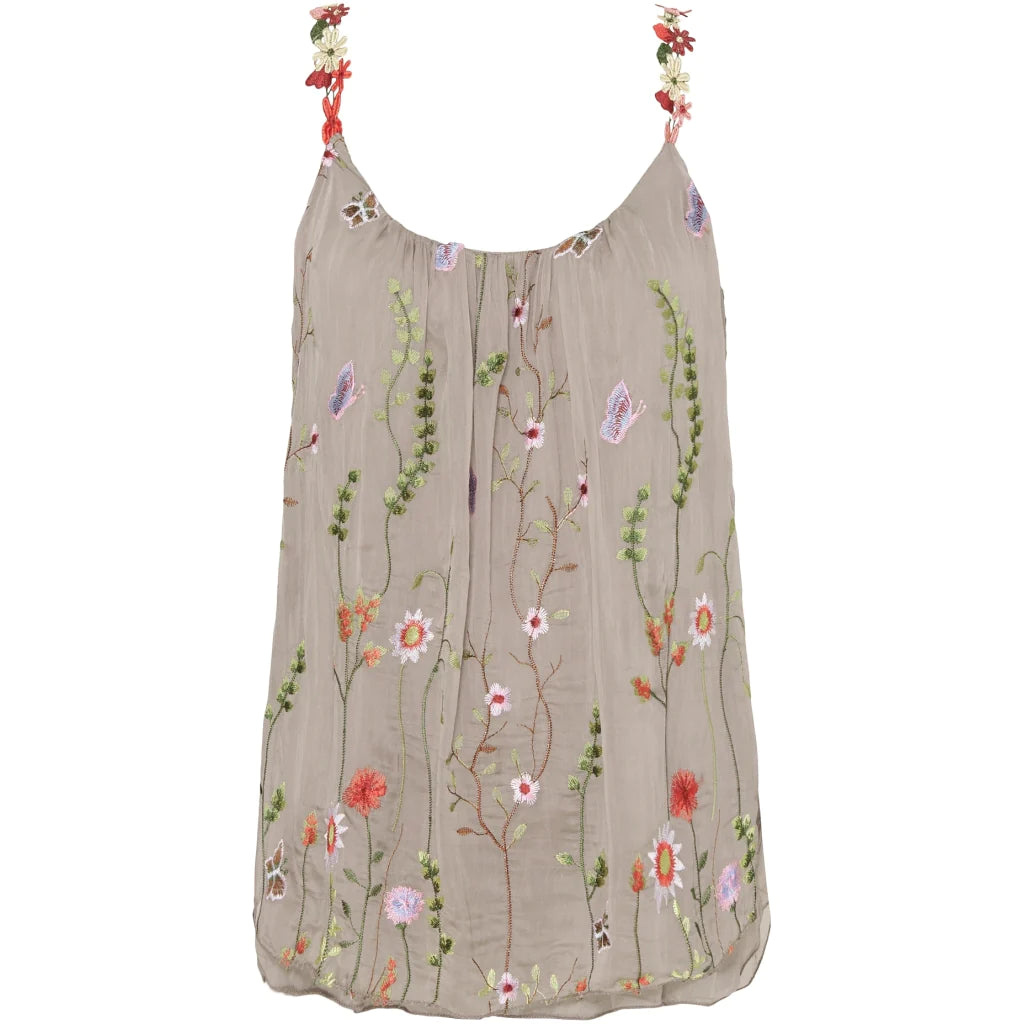 Marta Du Chateau Floral Top- Fango