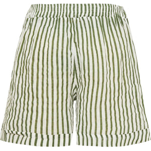 Marta Du Chateau Stripe Shorts -Military