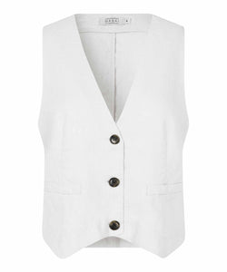 Masai Jordyn Waistcoat- White