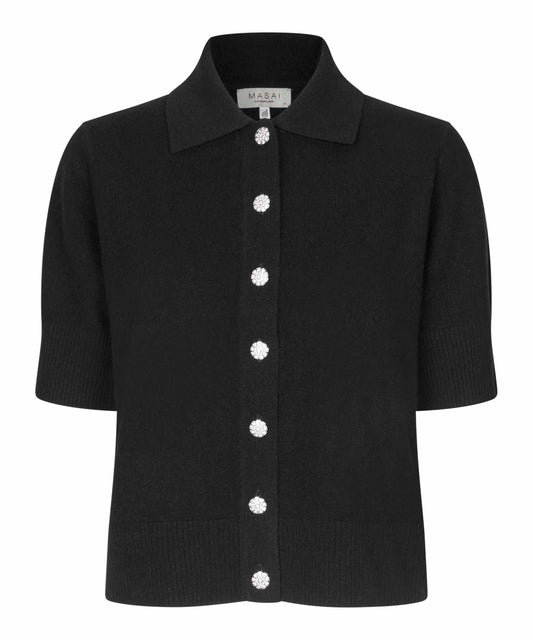 Masai Livressa Wool Cardigan Black