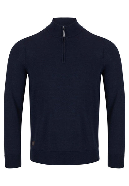 6th Sense Merino 1/4 Zip-Dark Navy