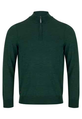 6th Sense Merino 1/4 Zip-Green