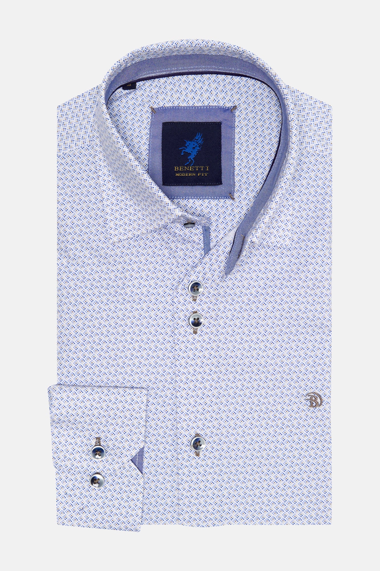 Benetti Mustang Shirt-Sand