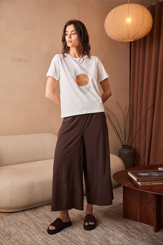 Peruzzi Circle Line Top Rust