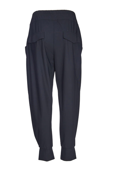 Naya Tuck Trouser- Black