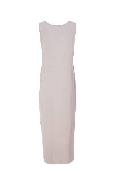 Naya Jersey Dress With Pocket/Slit-Mink