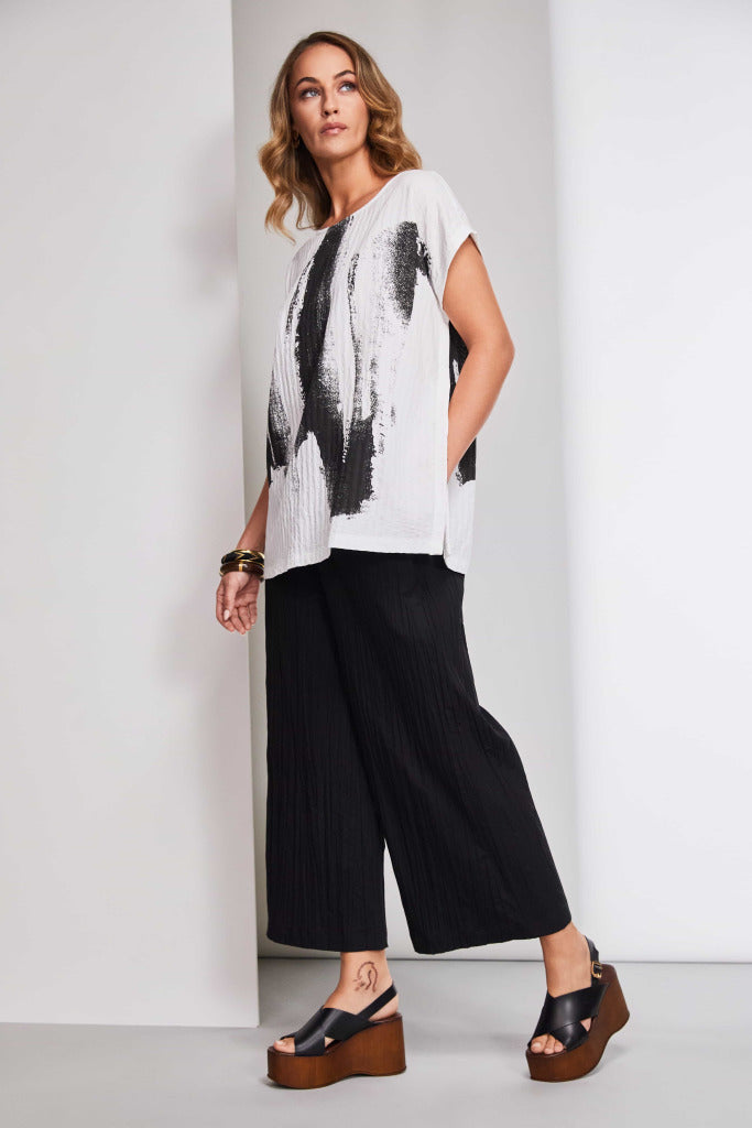 Naya Wide leg Crinkle trousers