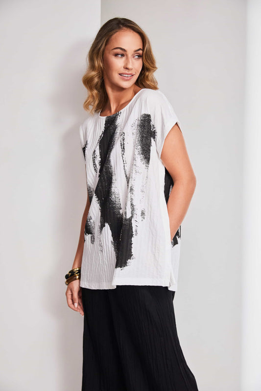 Naya Wide leg Crinkle trousers