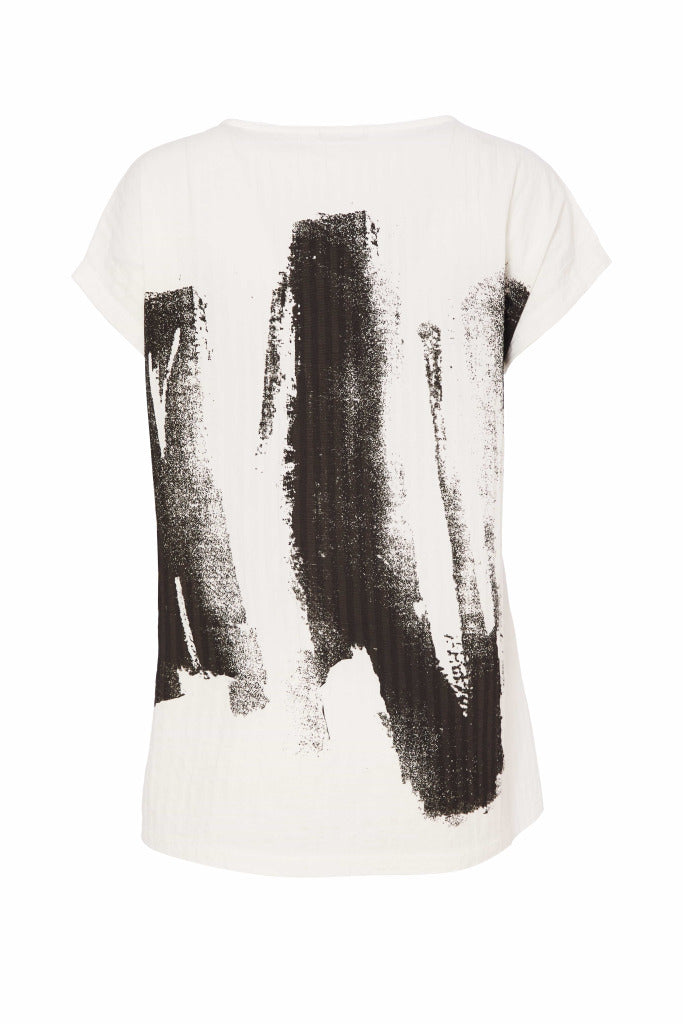 Naya Border Brush Stroke Top