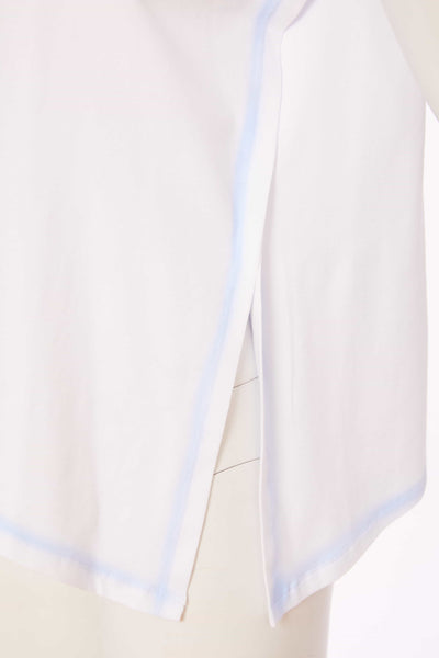 Naya Angle Hem Top- Artic Blue