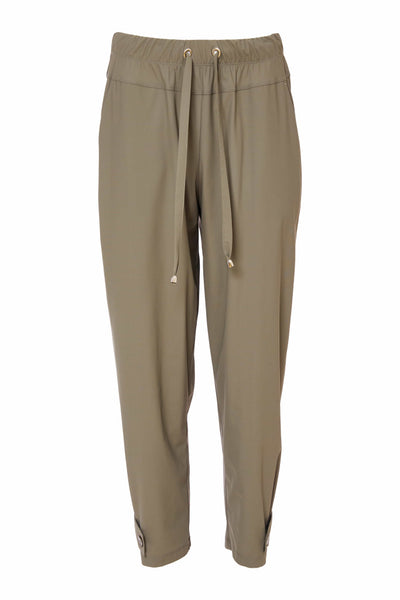 Naya Slim leg Drawstring Trouser Army