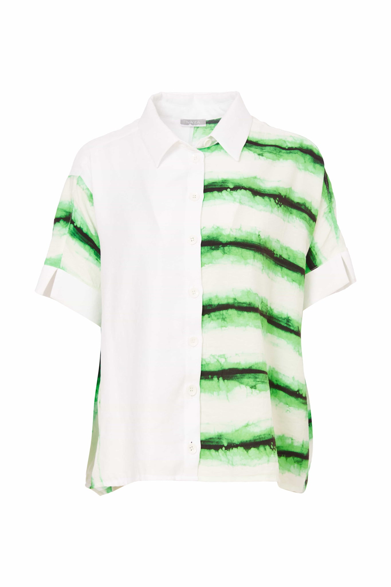 Naya Blurred Stripe Print blouse