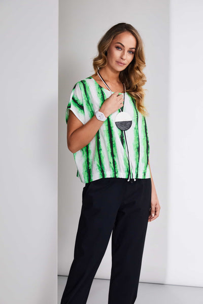 Naya Drawstring Trouser with Button Detail