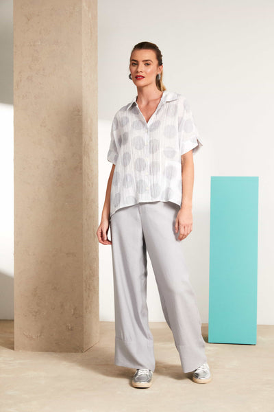 Naya Crinkle Spot Shirt