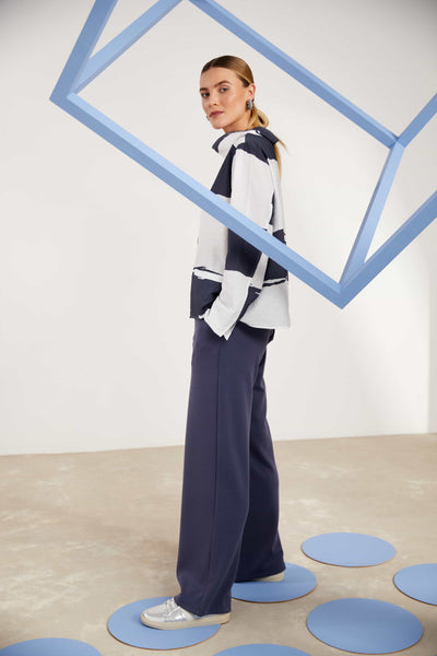 Naya Block Colour High Neck Top