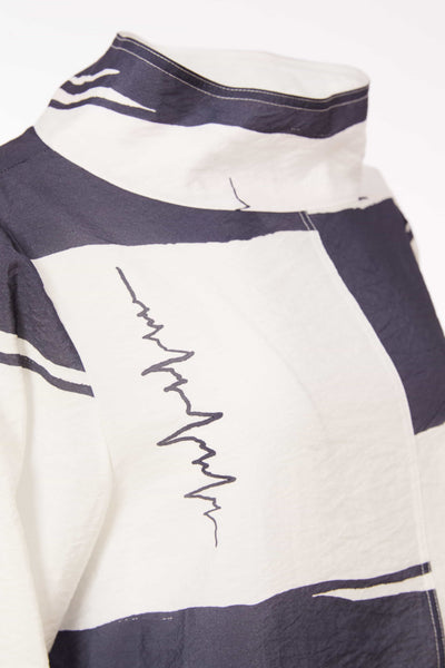 Naya Block Colour High Neck Top