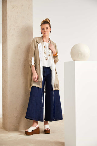 Naya Mesh Longline Jacket