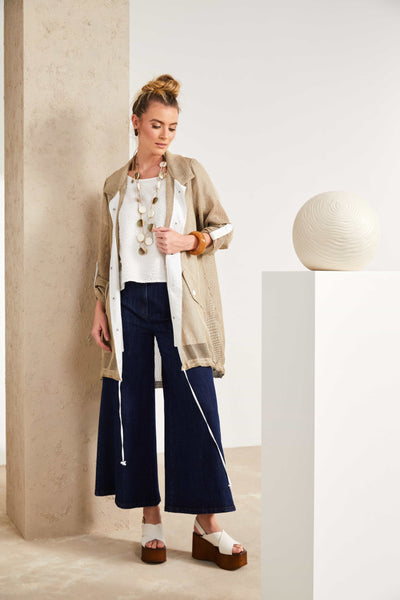 Naya Mesh Longline Jacket