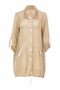 Naya Mesh Longline Jacket