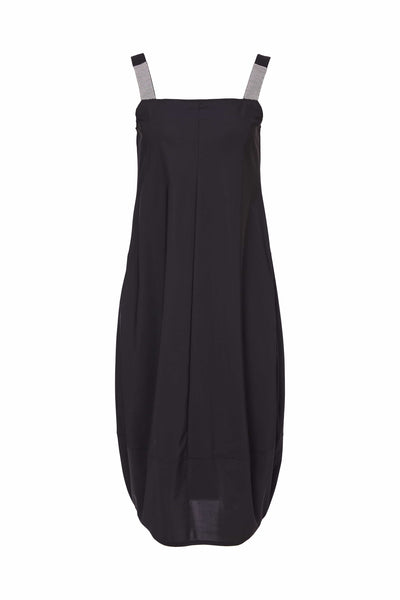 Naya Tulip Shape Dress With Ribbed Shoulder Strap