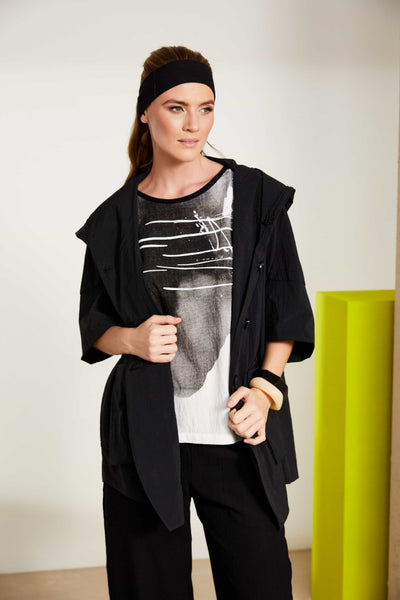 Naya Drizzle Print Top