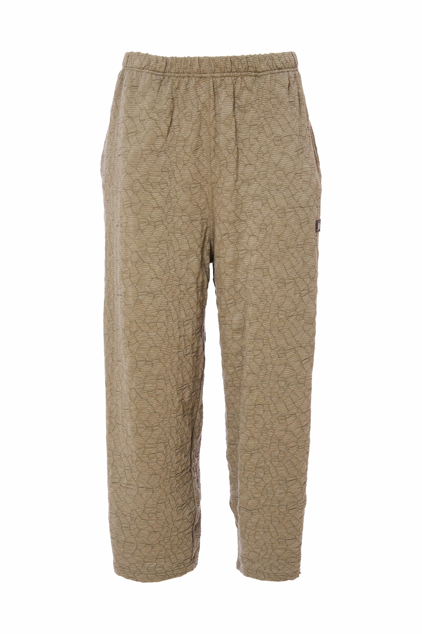 Naya Embossed Crop Trouser Army
