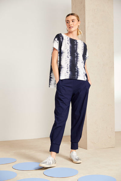 Naya Vertical Blurred Stripe Top