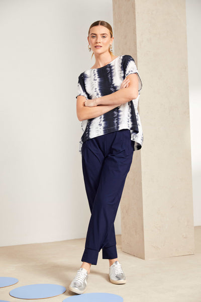 Naya Vertical Blurred Stripe Top