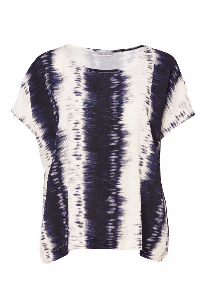 Naya Vertical Blurred Stripe Top