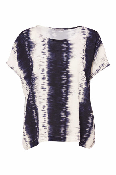 Naya Vertical Blurred Stripe Top