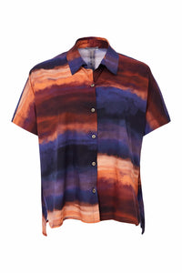 Naya Blurred Wave Print Shirt