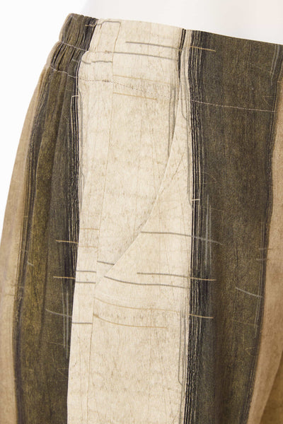 Naya Wide Stripe Scratch Trouser With Slit