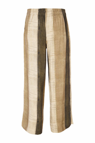 Naya Wide Stripe Scratch Trouser With Slit