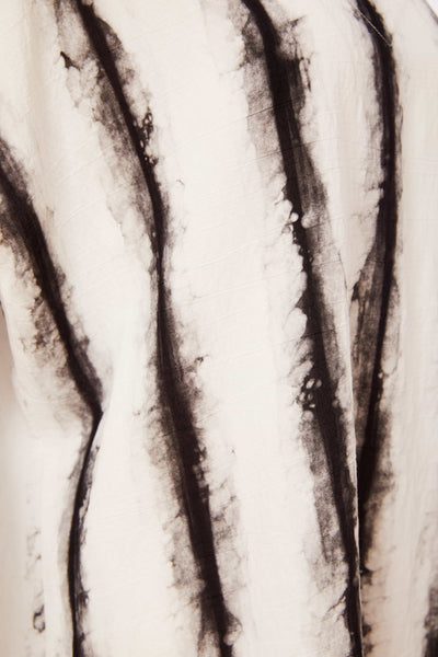 Naya Blurred Stripe V-Neck Top